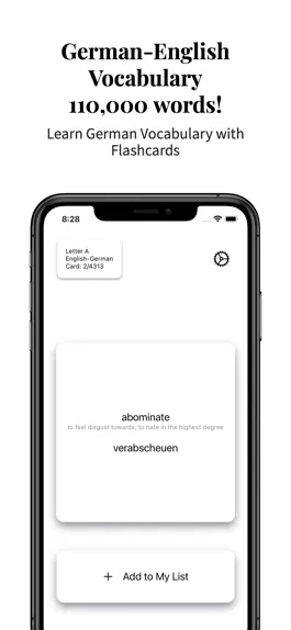 Game screenshot German-English Vocabulary mod apk