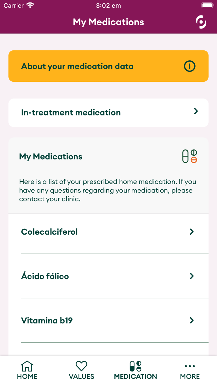 Diaverum d.CARE patient app