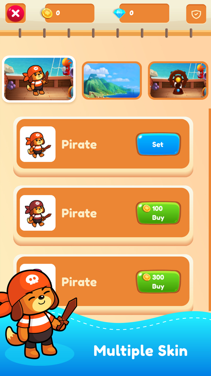 Pirate Diamond SAGABubble POP