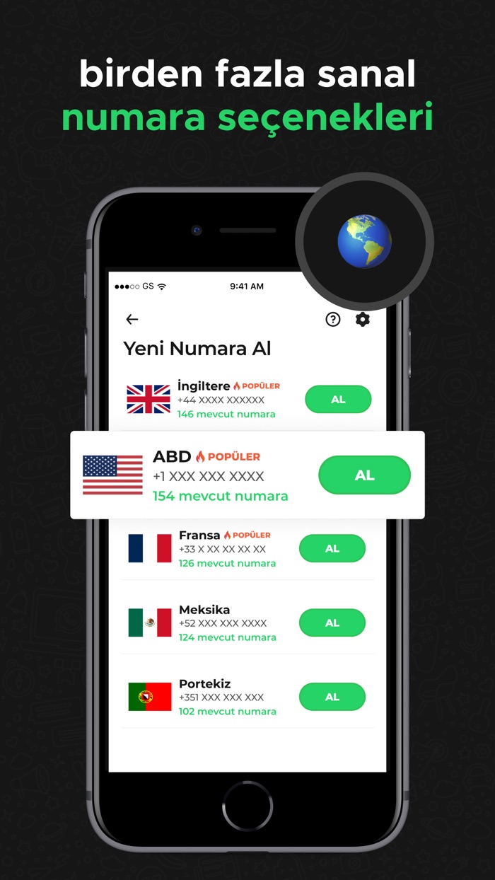 Virtual Number for WA - WAN