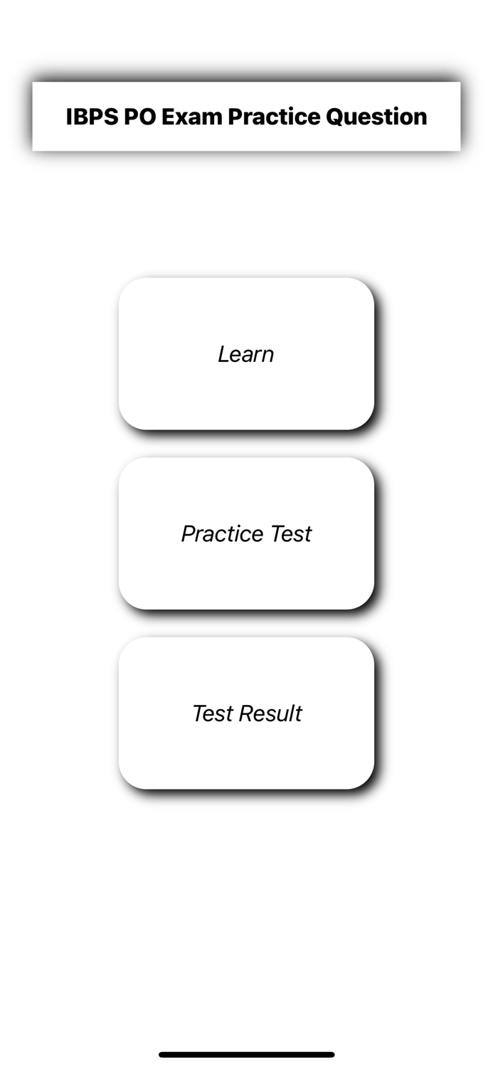 IBPS PO Exam Practice Question