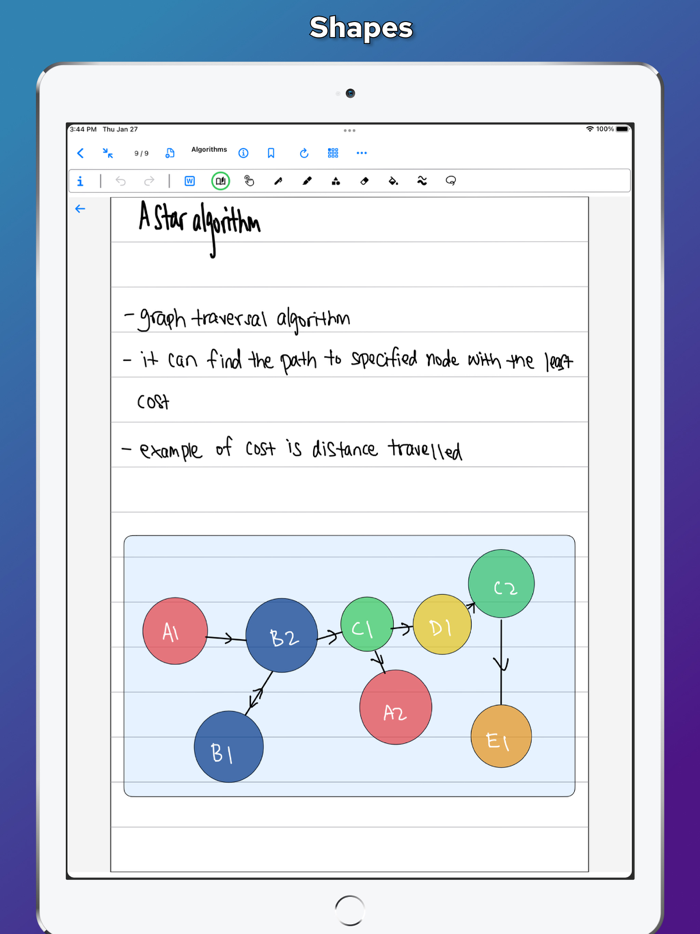 Widget Notebook - Digital Ink