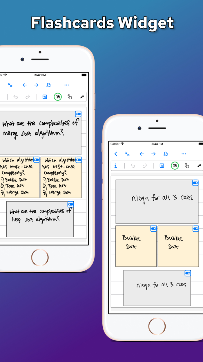 Widget Notebook - Digital Ink