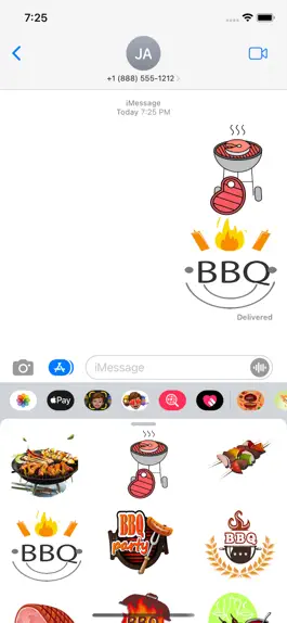 Game screenshot Barbecue Emojis hack