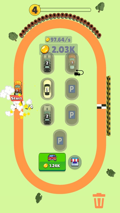 Idle Merging Cars Racers