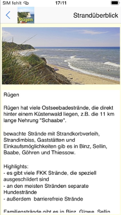 Rügen + Hiddensee Urlaubs App screenshot-4