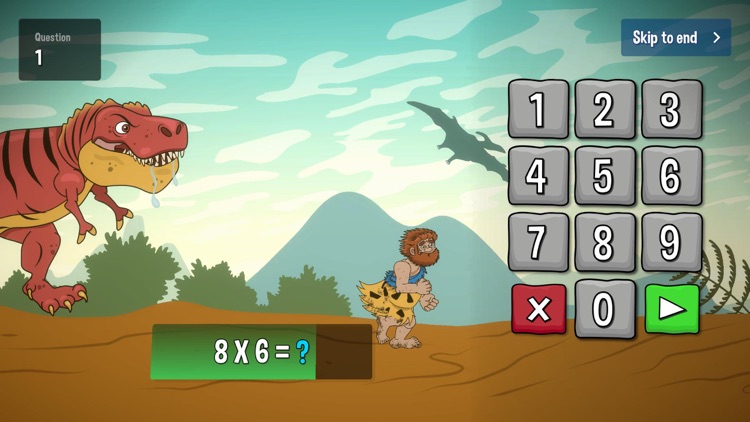 T-Rex Times Tables: MTC Game