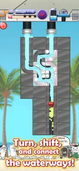 Game screenshot Slide Puzzle:Water Panic Juice apk