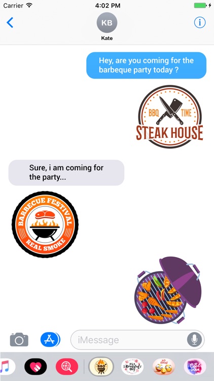 Barbeque BBQ Grill Stickers