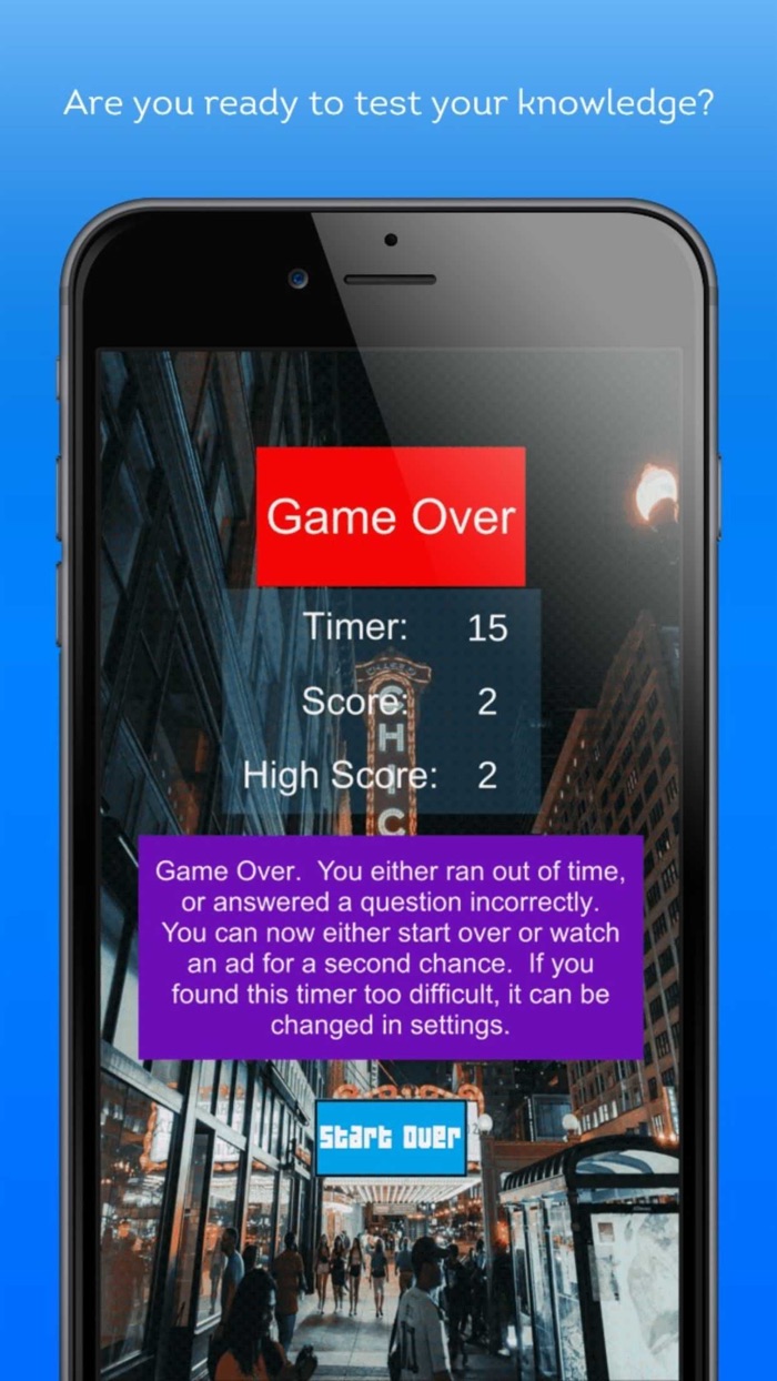 Movies Trivia Quiz Game