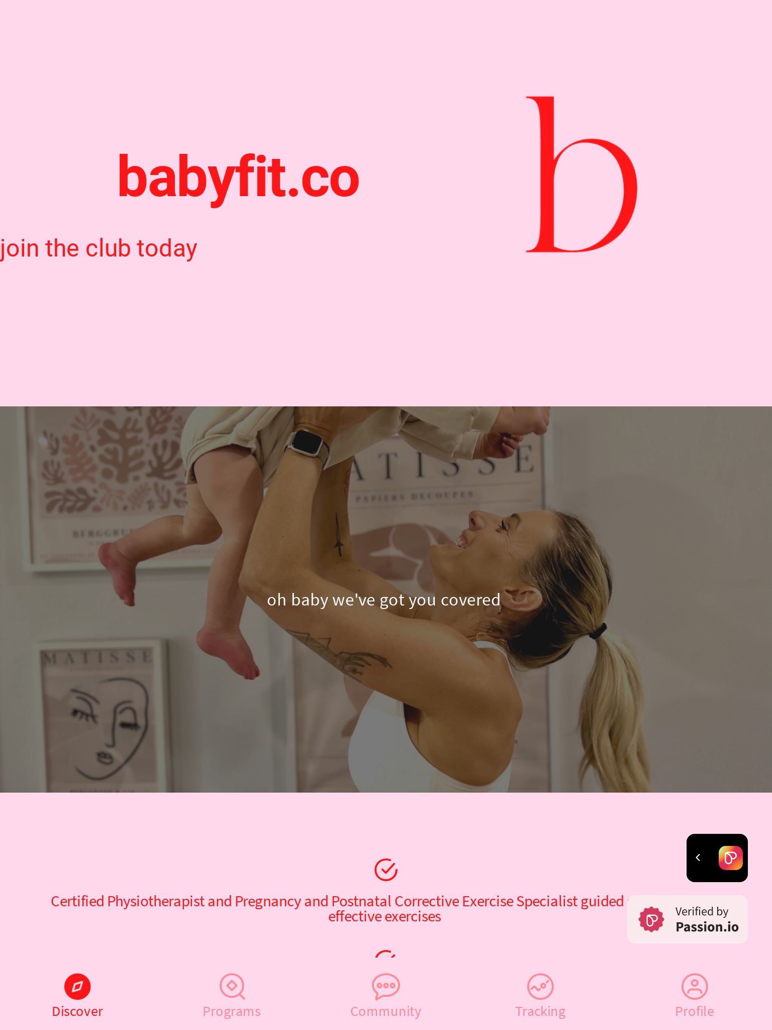 babyfit.co screenshot 4