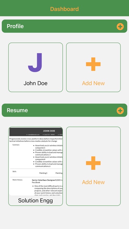 Create Resume screenshot-3