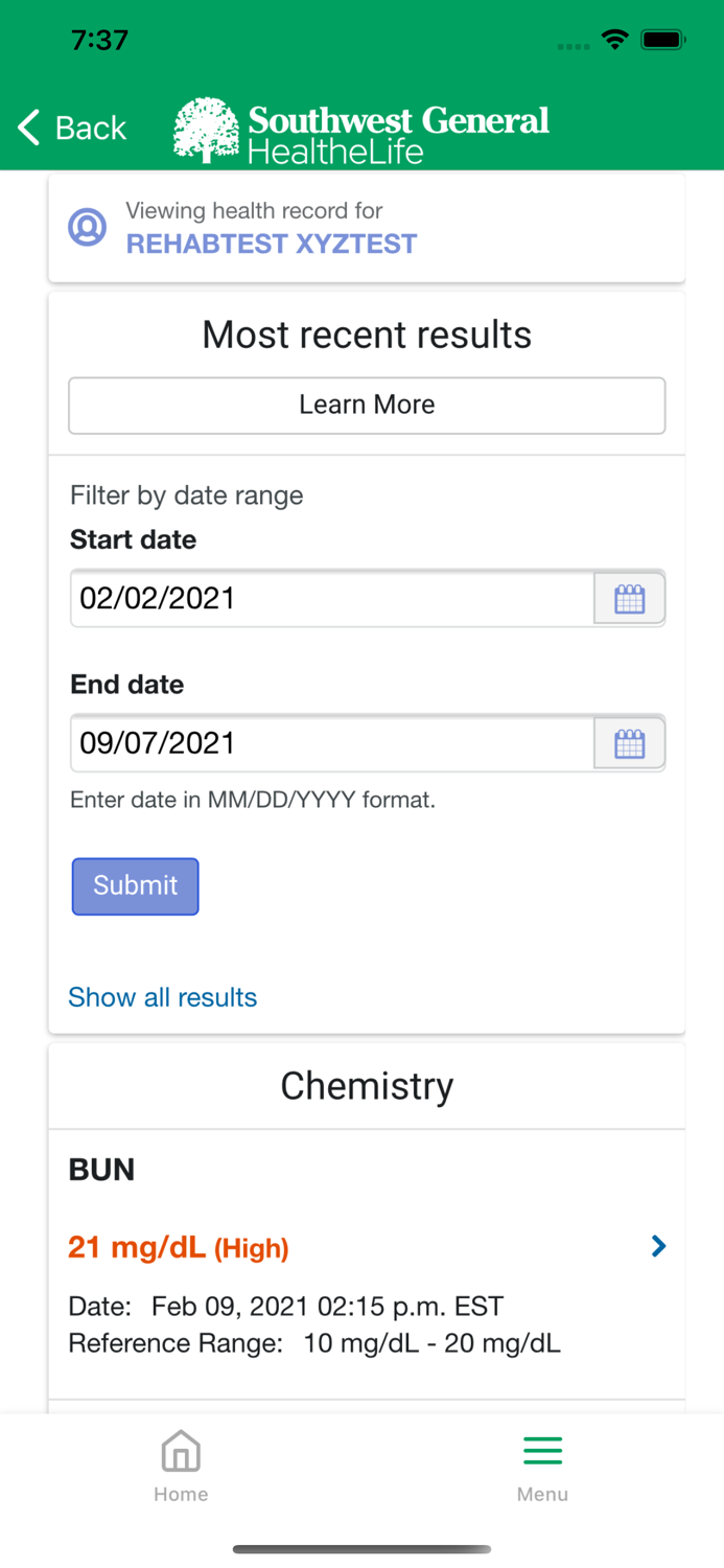 Southwest General Healthelife