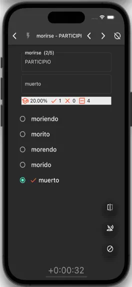 Game screenshot SPANISH VERB CONJUGATION +QUIZ apk