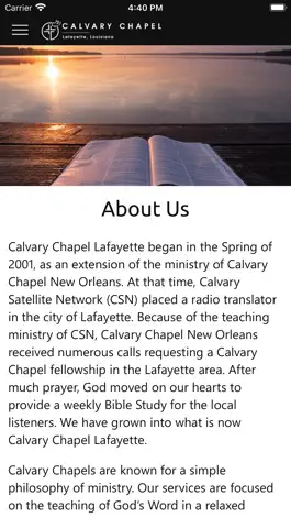 Game screenshot Calvary Chapel Lafayette apk