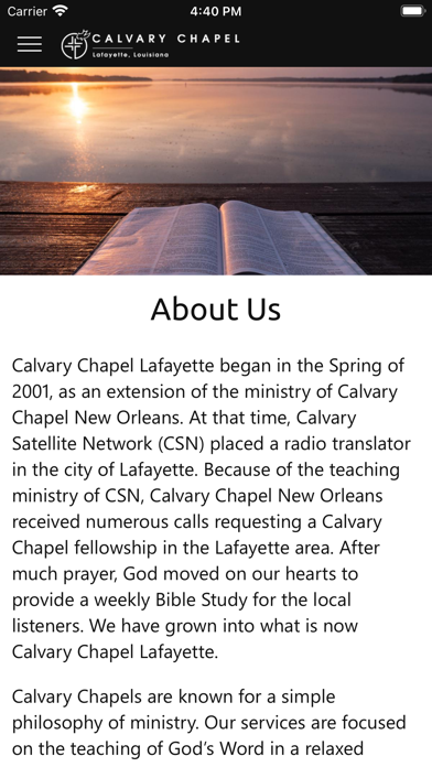 How to cancel & delete Calvary Chapel Lafayette from iphone & ipad 2