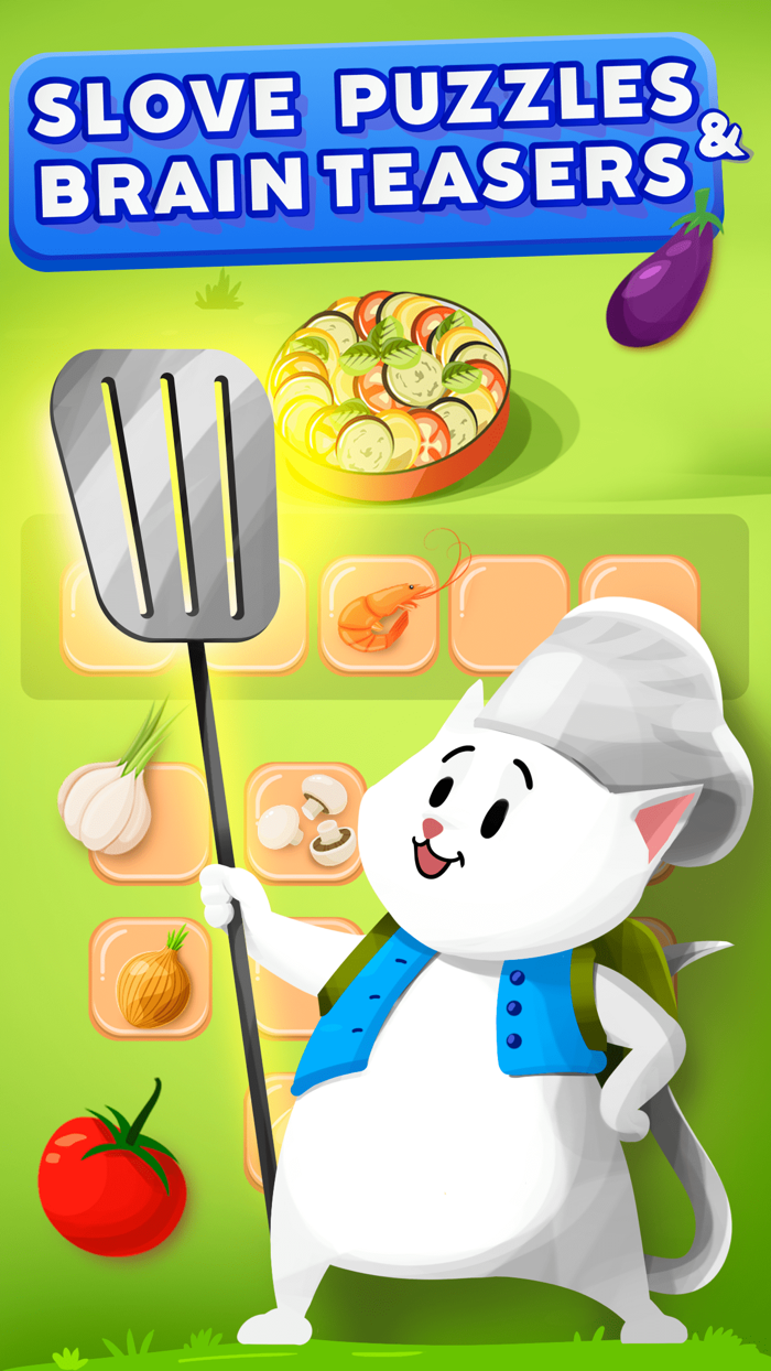Chef the Cat Cooking puzzle