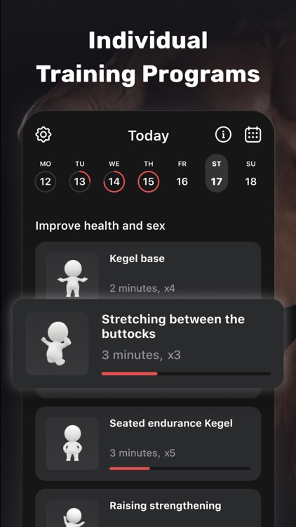 Men's rise: Kegel exercises