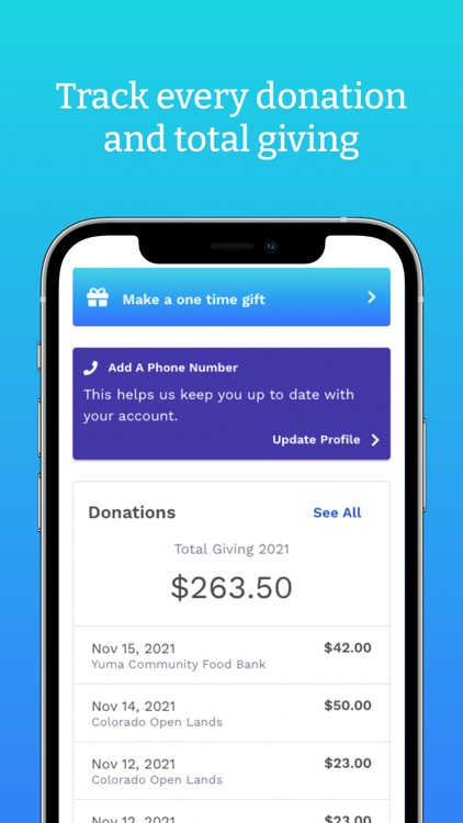 RoundUp App: Donate Change screenshot-3