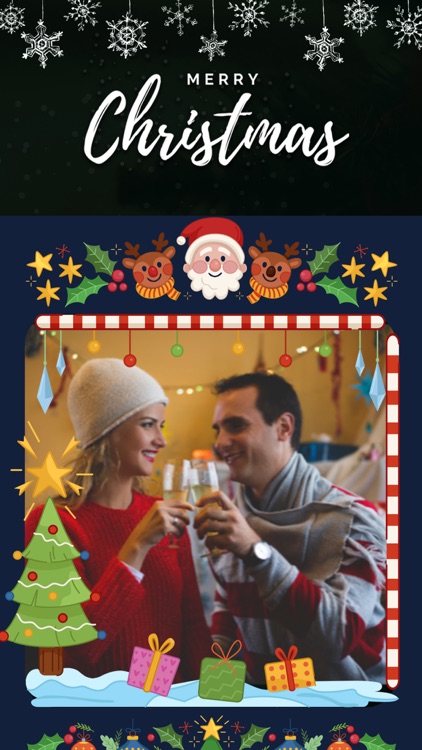 Christmas Photo frame Editor .