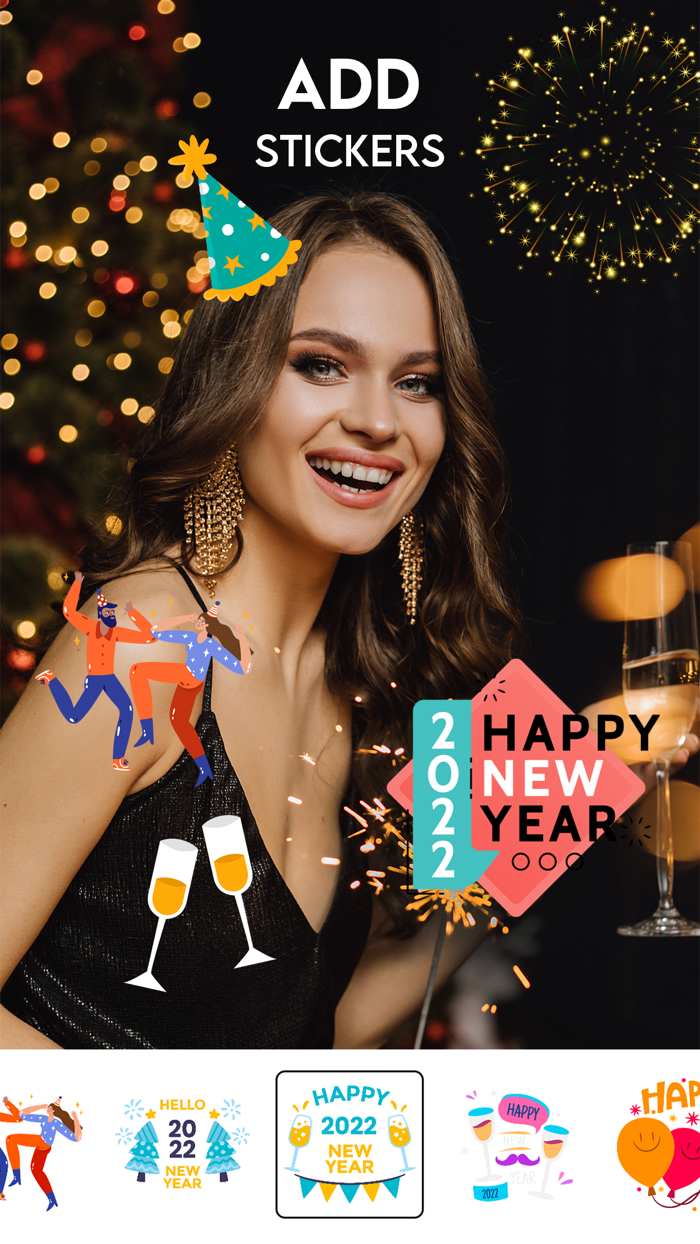 Happy New Year Frames  Cards