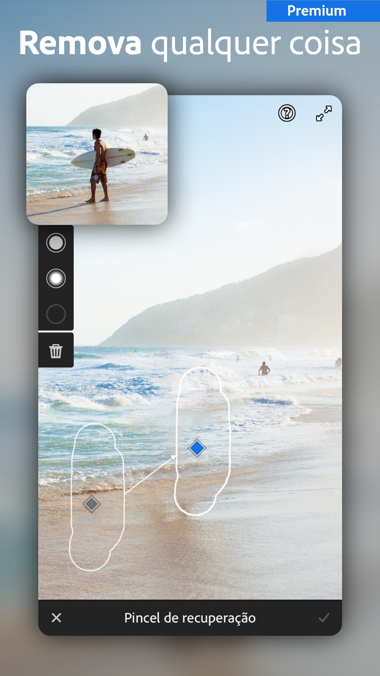 Screenshot do app Adobe Lightroom Editor de Foto
