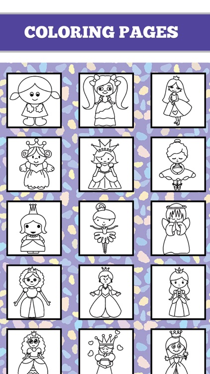 Fairy & Princess Coloring Book