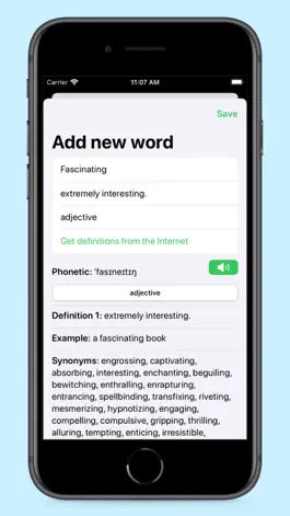 Game screenshot My Dictionary + Quizzes apk