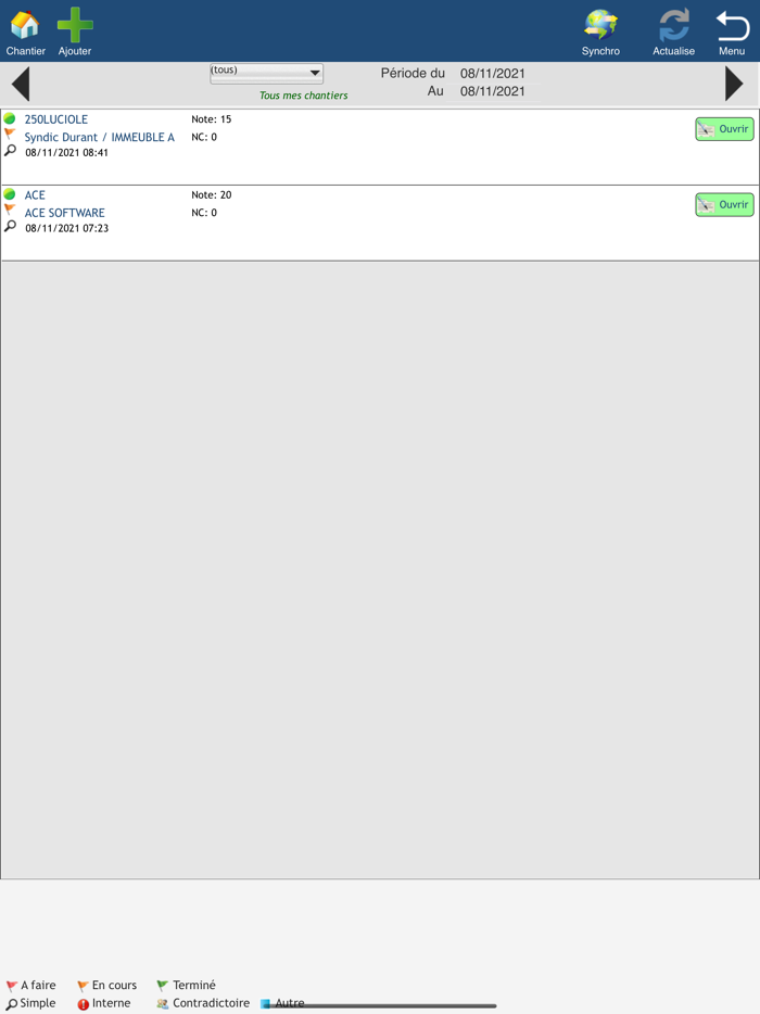 Wo Controle Chantier