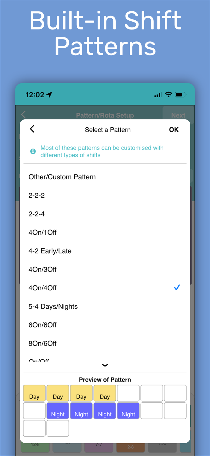 My Shift Planner - Calendar