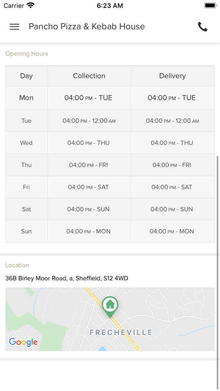 Pancho Pizza  Kebab House