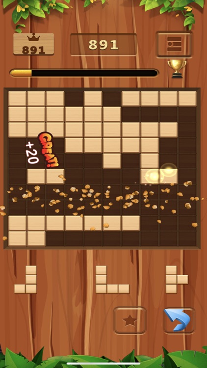 Wooden Block Puzzle Premium screenshot-0