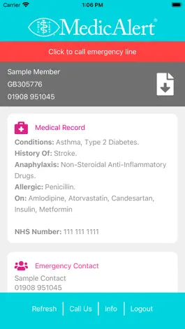 Game screenshot MedicAlert UK apk