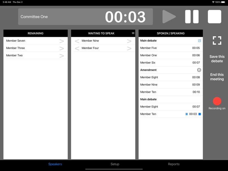 Speaker Tracker