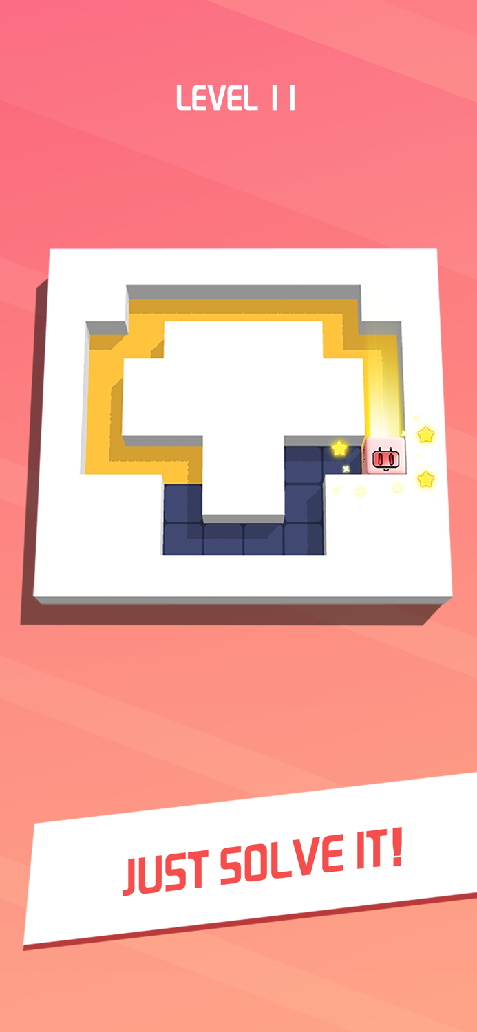 Rolling Cube - Maze Fill