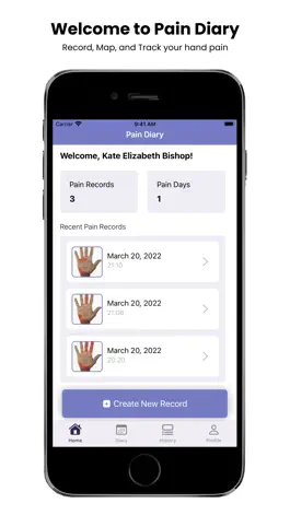 Game screenshot Pain Diary: For Hand Pain mod apk