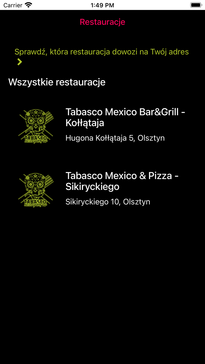 Tabasco Mexico BarGrill