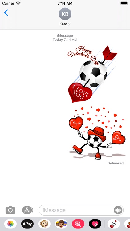 Soccer Valentines screenshot-3