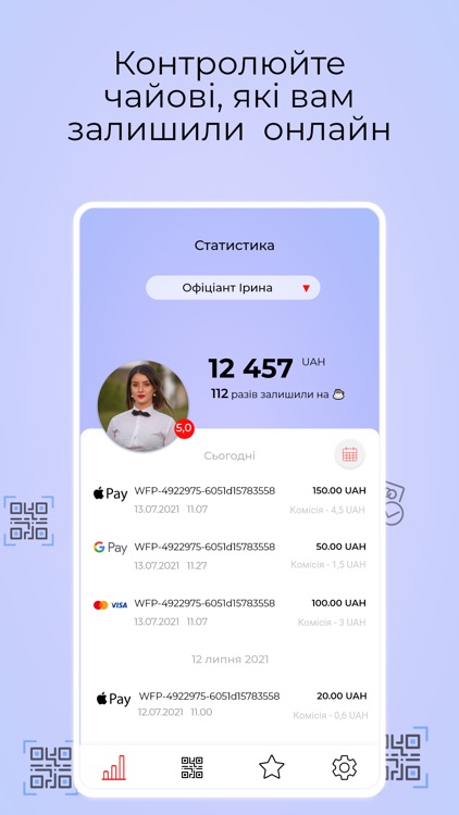 QR Чайові - WayForPay.Tips