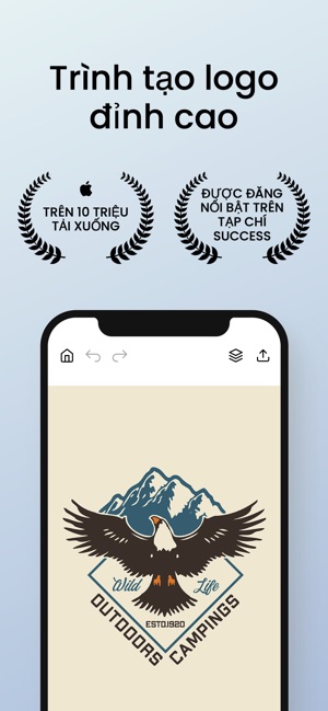 Trình tạo Logo InstaLogo. trên App Store