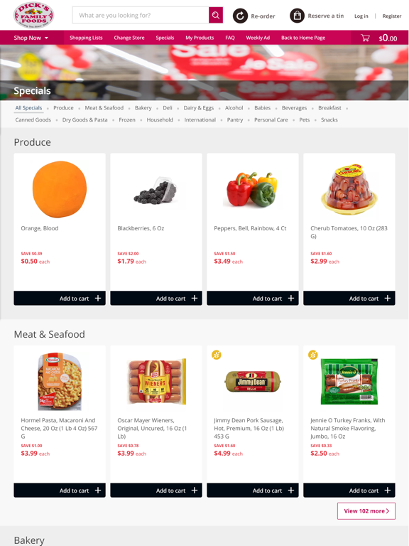 Dick's Family Foods screenshot 3