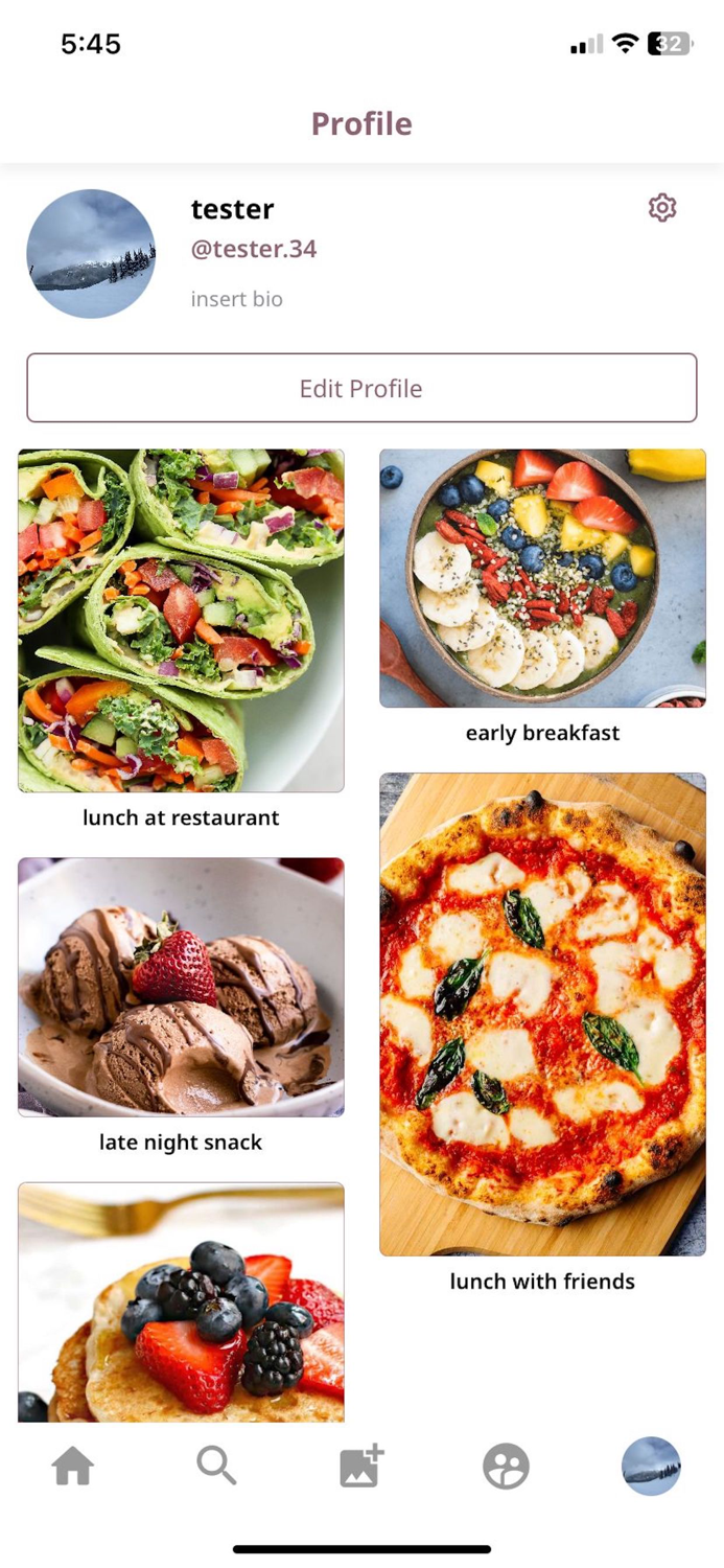 daily munch- food diary