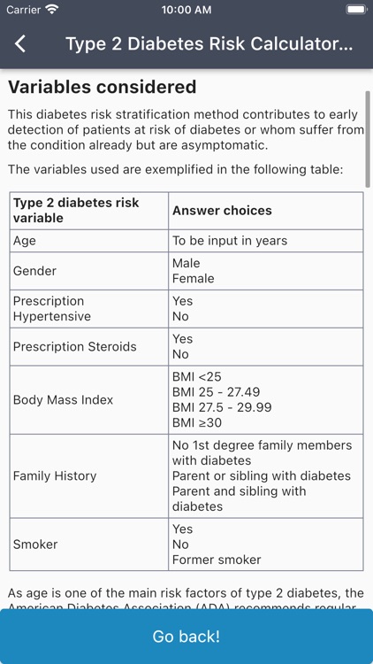 Type 2 Diabetes Risk Score