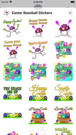 Game screenshot Easter Baseball Stickers apk