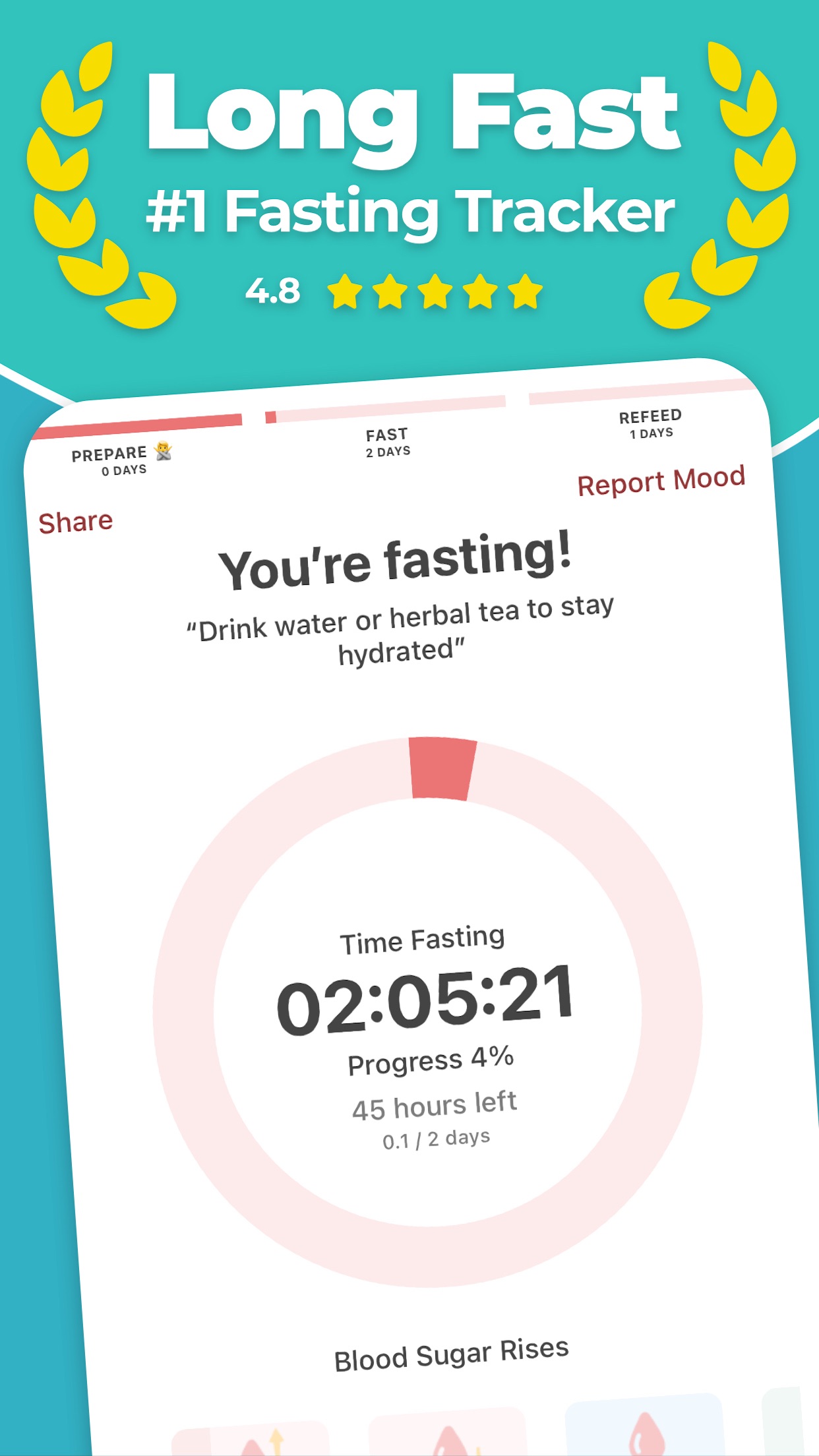 Long Fast Tracker - Zero food Screenshot