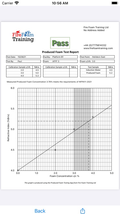 Produced Foam Testing screenshot-4