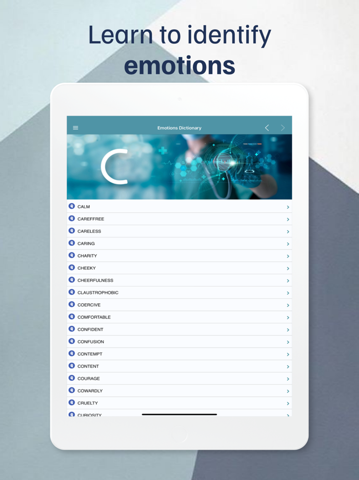 Dictionary of Emotions
