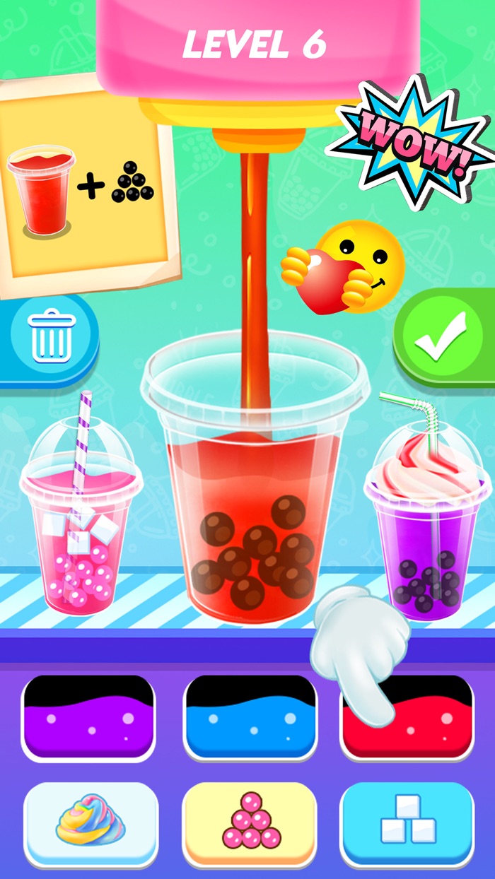 Bubble Tea Match Puzzle