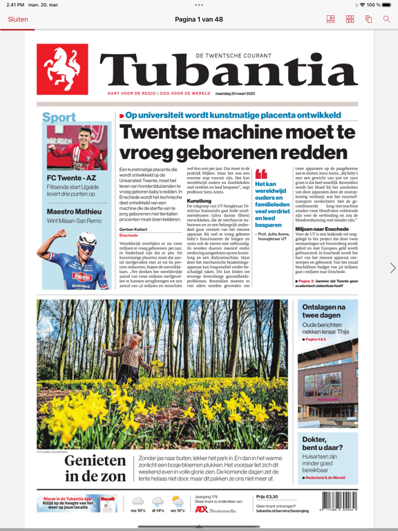 Tubantia - Digitale krant screenshot 4