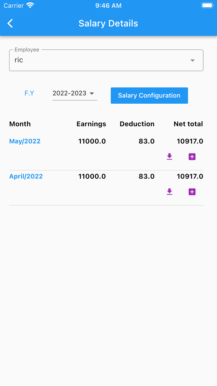 Payroll Processing App